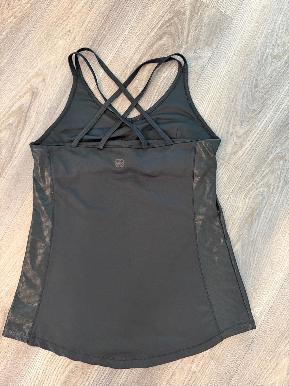 Athleta Black Strappy Performance Tank